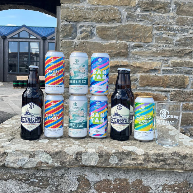 Taster Box with a Pint Glass