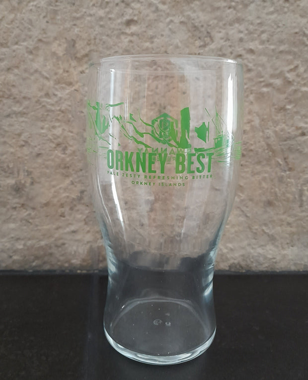 Orkney Best Tulip pint glass