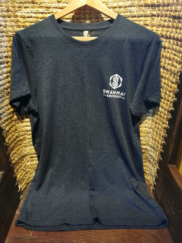 Swannay Brewery Recycled T-shirt - Dark Blue