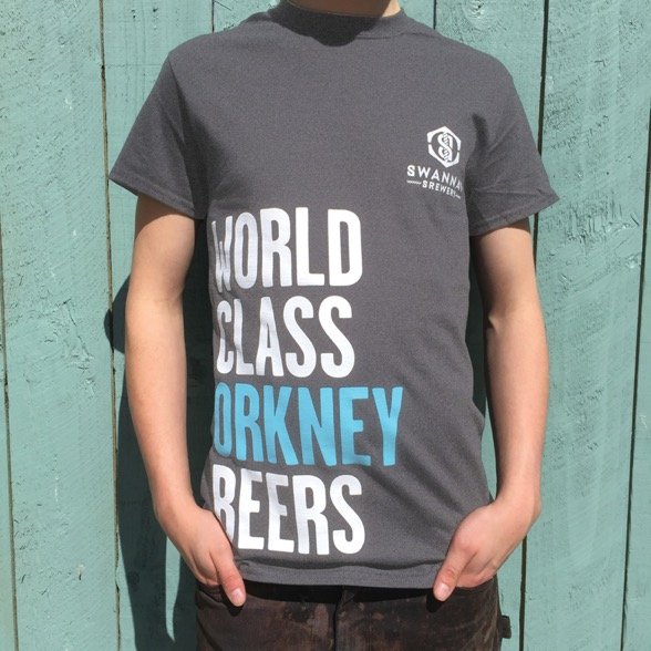 Swannay Brewery t-shirt - World Class Orkney Beers